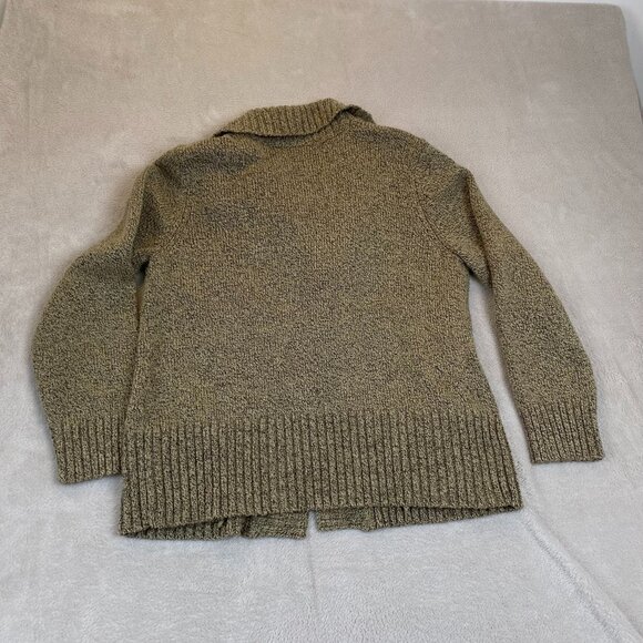 Karen Scott Women's Cardigan Sweater Medium Tan Button Front Acrylic/Polyester - Picture 9 of 9